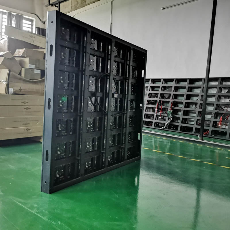 P10 Fixed Installation Iron Cabinet  indoor Full Color Wall-mouted LED Screen Led Video Wall Panel Size 960*960mm
