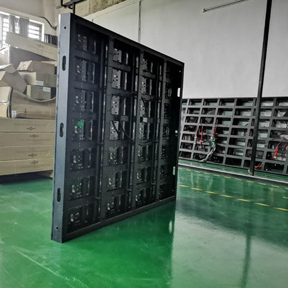P10 Fixed Installation Iron Cabinet  indoor Full Color Wall-mouted LED Screen Led Video Wall Panel Size 960*960mm