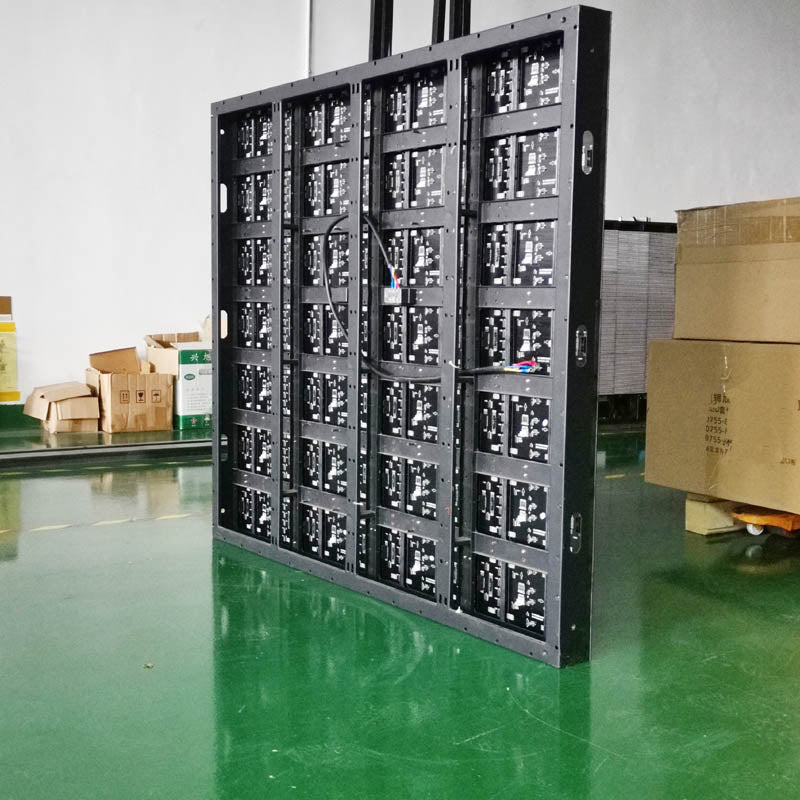 P10 Fixed Installation Iron Cabinet  indoor Full Color Wall-mouted LED Screen Led Video Wall Panel Size 960*960mm