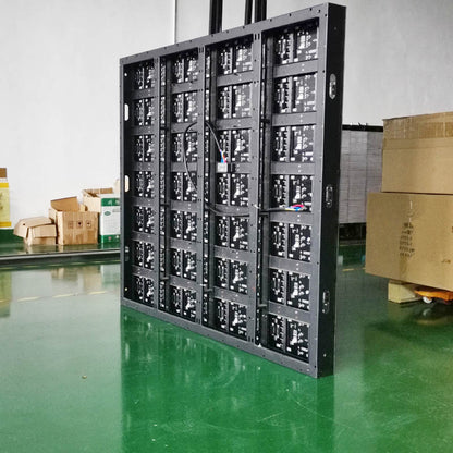 P10 Fixed Installation Iron Cabinet  indoor Full Color Wall-mouted LED Screen Led Video Wall Panel Size 960*960mm