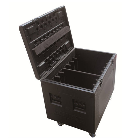 8-Panel LED display Flight Case for 500x500 Panels Plastic Case
