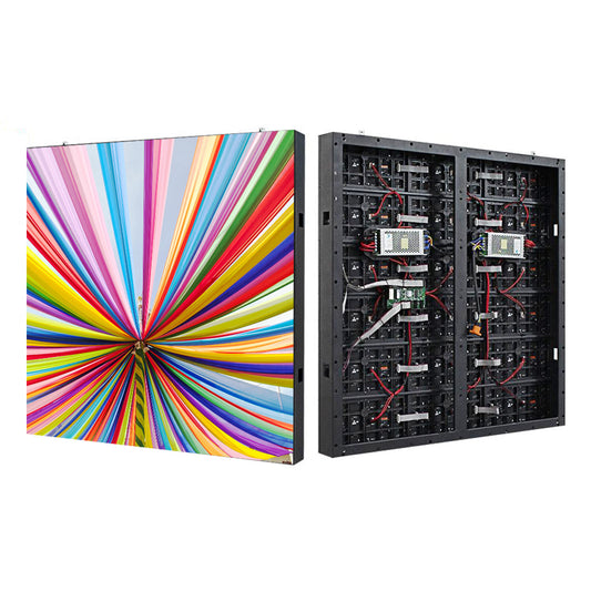 P10 Fixed Installation Iron Cabinet  indoor Full Color Wall-mouted LED Screen Led Video Wall Panel Size 960*960mm